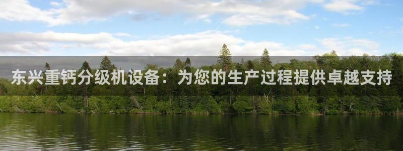 天宏娱乐在哪里：东兴重钙分级机设备：为您的生产过程提供卓越支