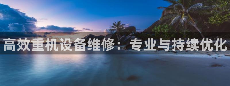 天宏娱乐正规吗1720 com：高效重机设备维修：专业与持续