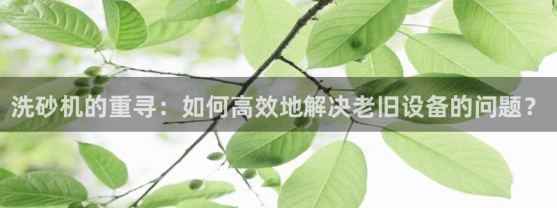 临沂天宏娱乐会所电话地址：洗砂机的重寻：如何高效地解决老旧设
