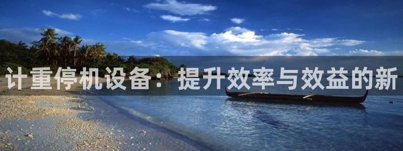 天宏娱乐 直播间：计重停机设备：提升效率与效益的新